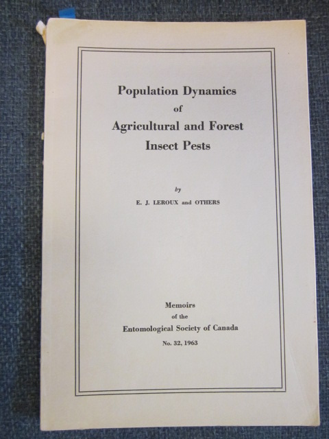 Image for Population Dynamics of Agricultural and Forest Insect Pests