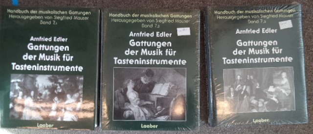 Image for Handbuch der Musikalischen Gattungen, band 7, 1,2 &3 - Gattungen der Musik fur Tasteninstruments