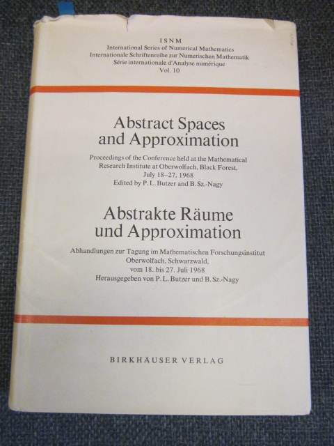 Abstract Spaces and Approximation. Image for Abstract Spaces and Approximation.