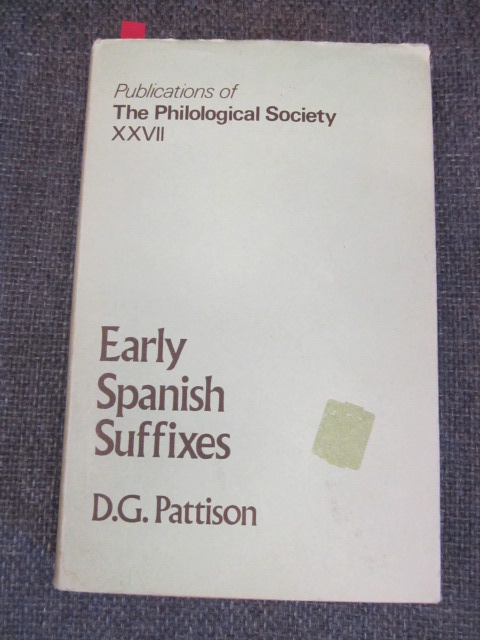Image for Early Spanish Suffixes