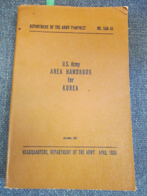 Image for U.S. Army Area Handbook for Korea