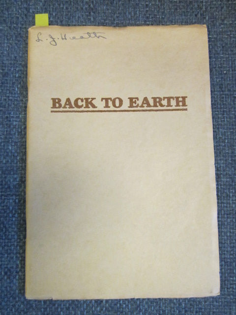 Back to Earth. Image for Back to Earth.