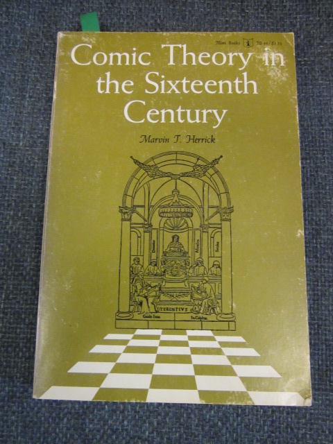 Image for Comic Theory in the Sixteenth Century.