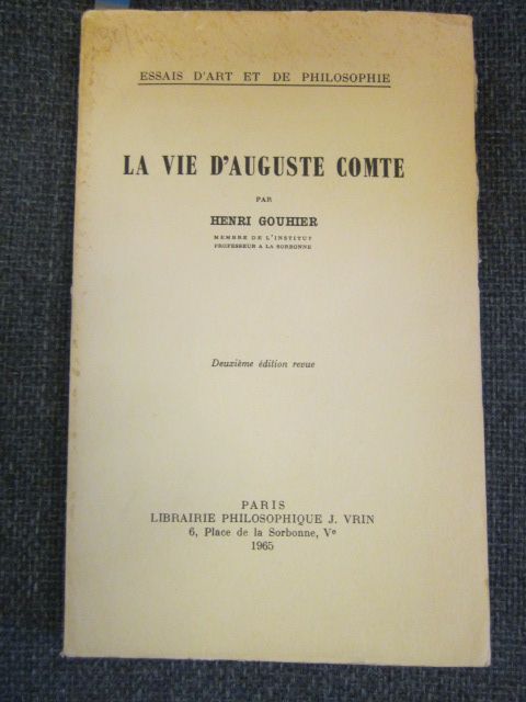 Image for La Vie d' Auguste Comte