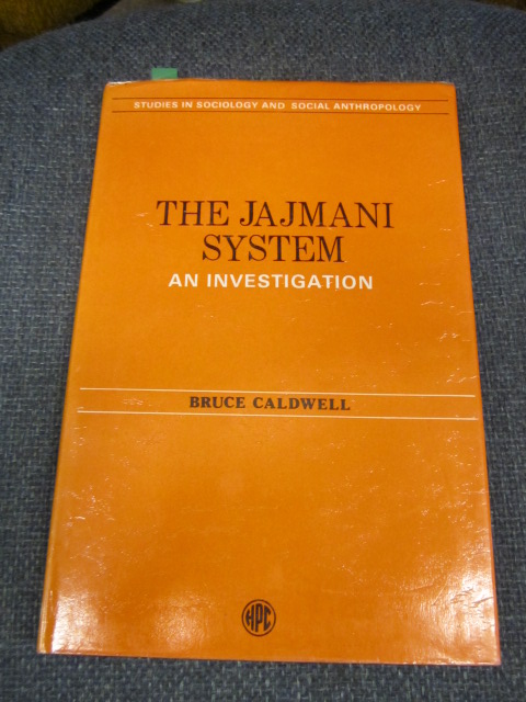 The Jajmani System - an Investigation Image for The Jajmani System - an Investigation