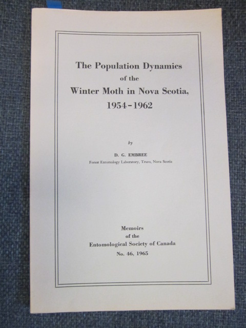 Image for The Population Dynamics of the Winter Moth in Nova Scotia, 1954-1962