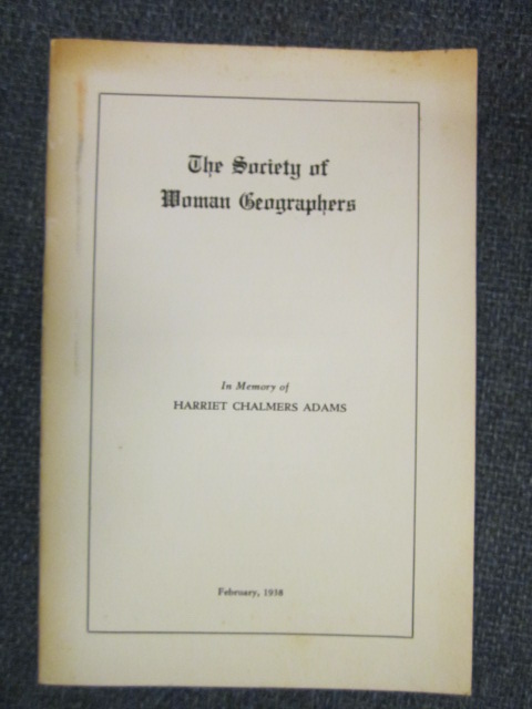 Image for In Memory of Harriet Chalmers Adams (The Adams Memorial Bulletin)