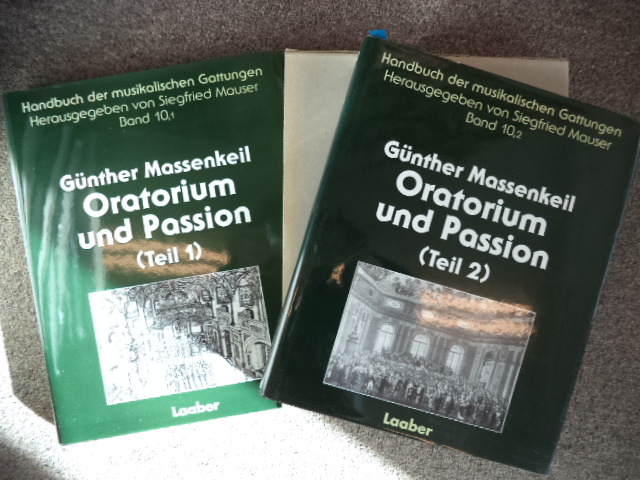 Image for Handbuch der Musikalischen Gattungen, band 10, 1 & 2 - Oratorium und Passion