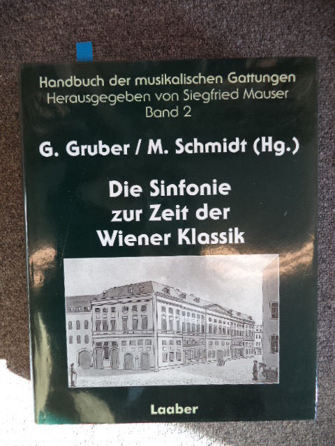 Image for Handbuch der Musikalischen Gattungen, band 2 - Die Sinfonie zur Zeit der Weiner Klassik