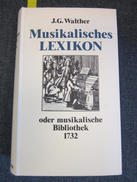 Image for Musikalisches Lexikon oder musikalische Bibliotek