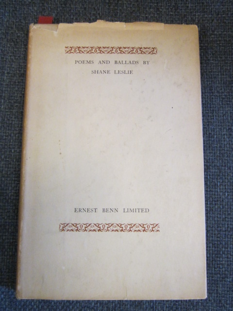 Image for Poems and Ballads of Shane Leslie