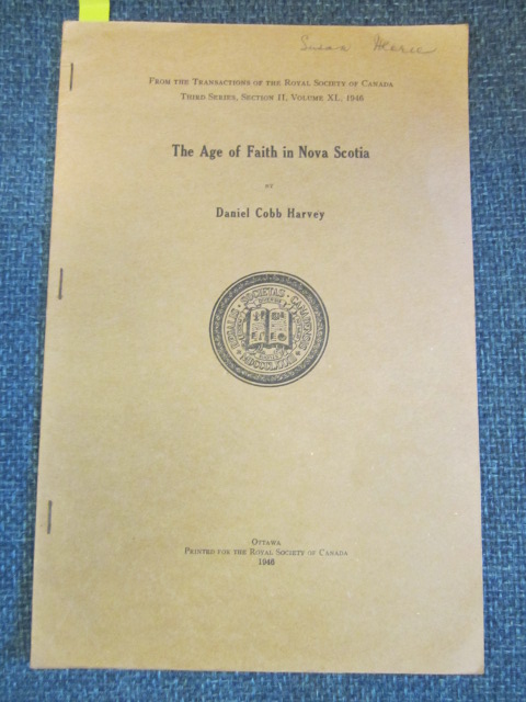 Image for The Age of Faith in Nova Scotia