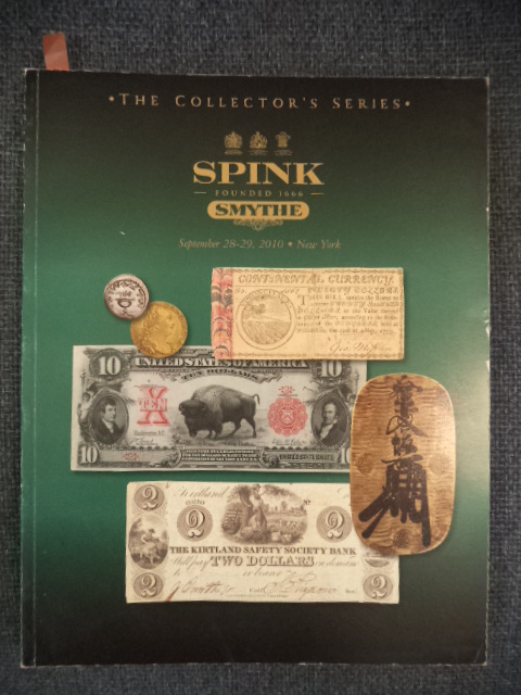 Image for Spink Smythe Auction Catalogue. The Collector's Series. New York, September 28-29, 2010