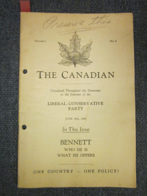 Image for The Canadian: Volume 1, Number 6. June 16th, 1930 .