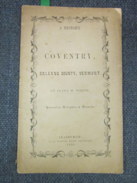 Image for A History of Coventry, Orleans County, Vermont