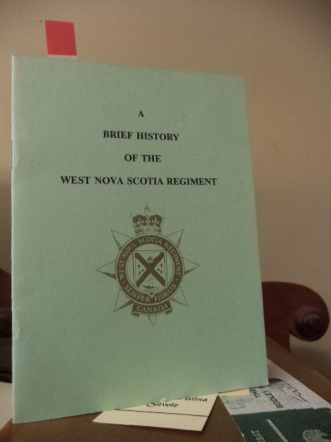 Image for A Brief History of the West Nova Scotia Regiment
