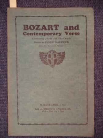 Image for Bozart and Contemporary Verse Combining Japm and The Oracle. March - April, 1930. Volume III Number 4.