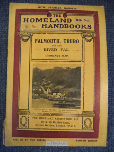 Image for Falmouth, Truro and the River Fal. Ordnance Map; With Detailed Rambles. [Homeland Handbook]