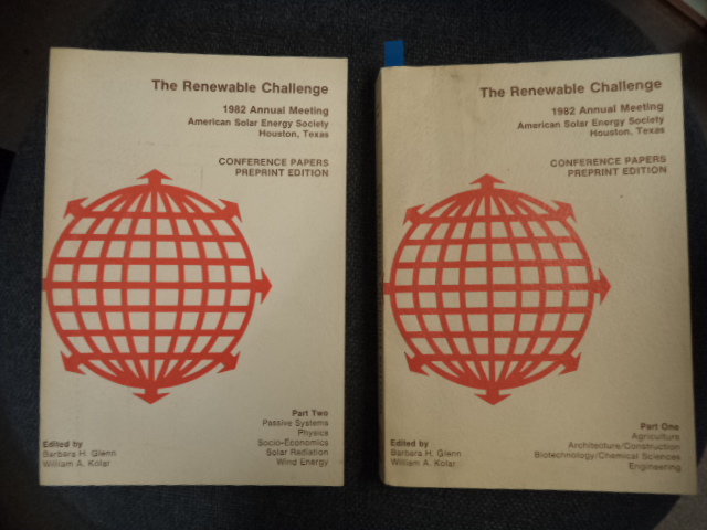 Image for The Renewable Challenge : 1982 Annual Meeting, American Solar Energy Society, Houston, Texas: Conference papers : 2 Volumes. Progress In Solar Energy