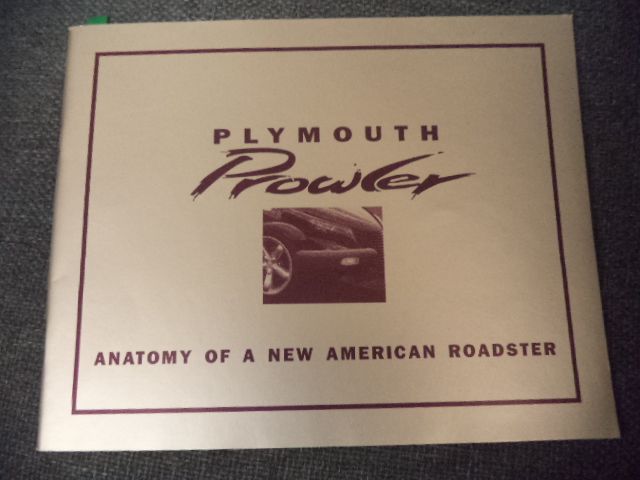 Image for Plymouth Prowler: Anatomy of a New American Roadster