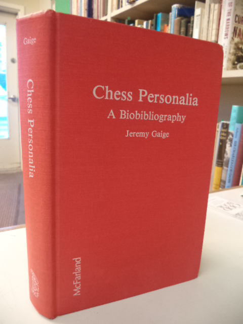 Image for Chess Personalia: A Biobibliography