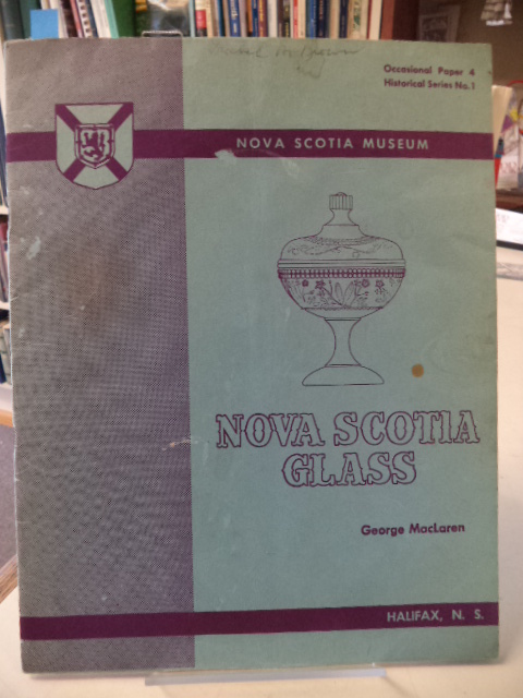Image for Nova Scotia Glass.  Occasional Paper 4, Historical Series No. 1