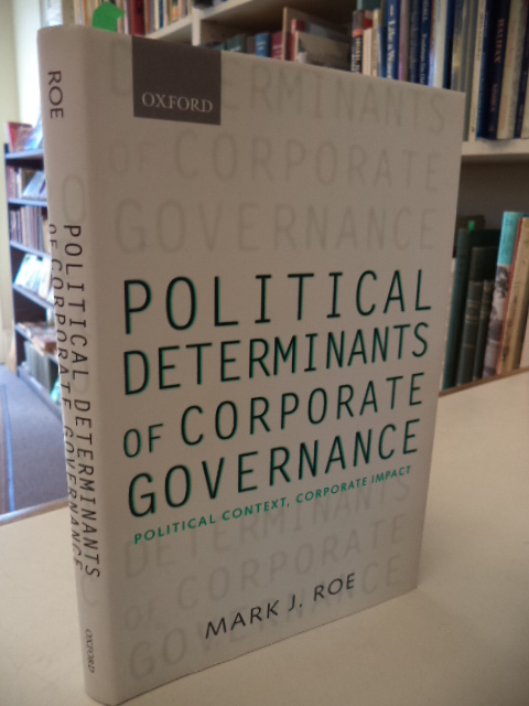 Image for Political Determinants of Corporate Governance