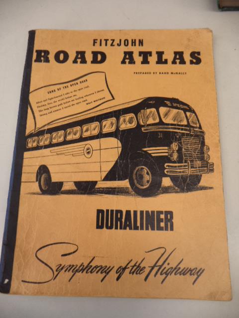 Image for Fitzjohn Road Atlas prepared by Rand Mcnally Duraliner 1947 Road Atlas of the United States, Canada and Mexico