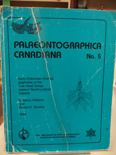 Image for Palaeontographica Canadiana No. 5. Early Ordovician (Arenig) graptolites of the Cow Head Group, Western Newfoundland, Canada