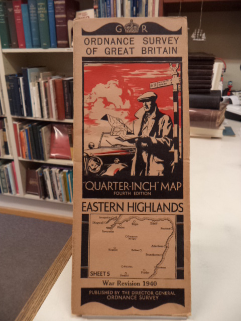 Image for Eastern Highlands. Sheet 5. Ordnance Survey of Great Britain. War Revision 1940. "Quarter Inch" Map. Fourth Edition