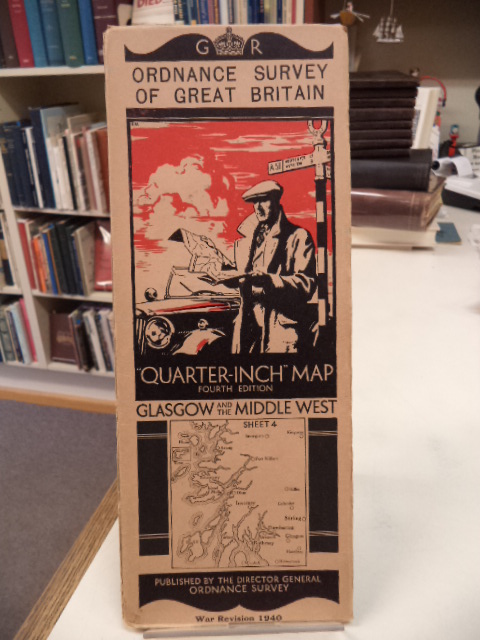 Image for Glasgow and the Middle West. Sheet 4. Ordnance Survey of Great Britain. War Revision 1940. "Quarter Inch" Map. Fourth Edition