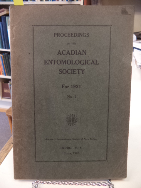 Image for Proceedings of the Acadian Entomological Society For 1921