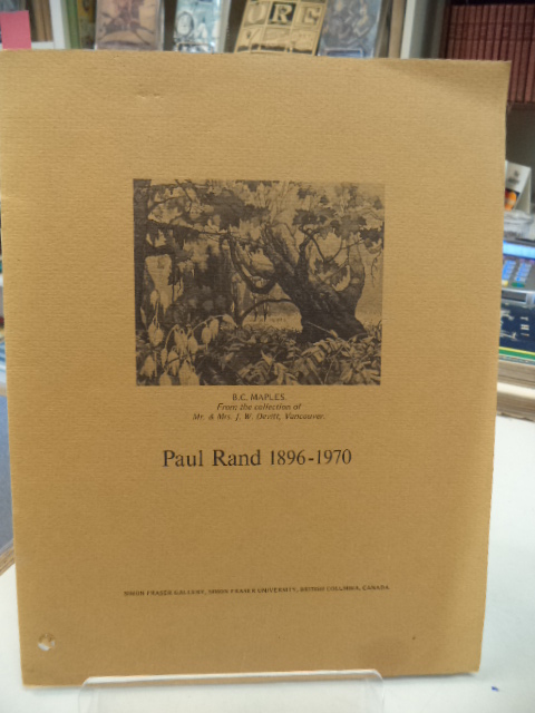 Image for Paul Rand 1896-1970. A Retrospective Survey; Simon Fraser Gallery 1972