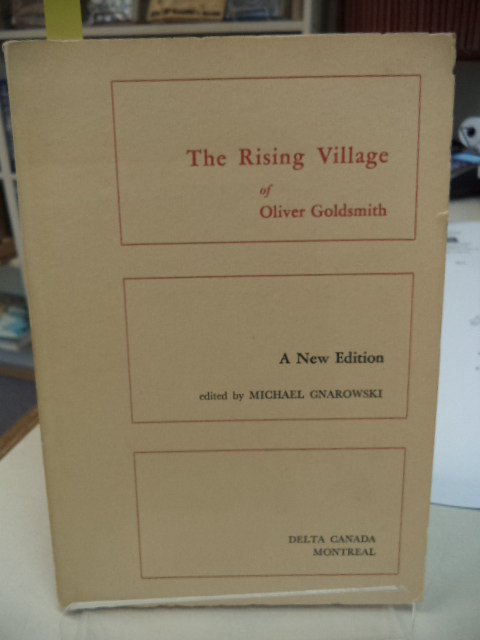 Image for The Rising Village - A New Edition incorporating textual differences between the 1825 and 1834 texts
