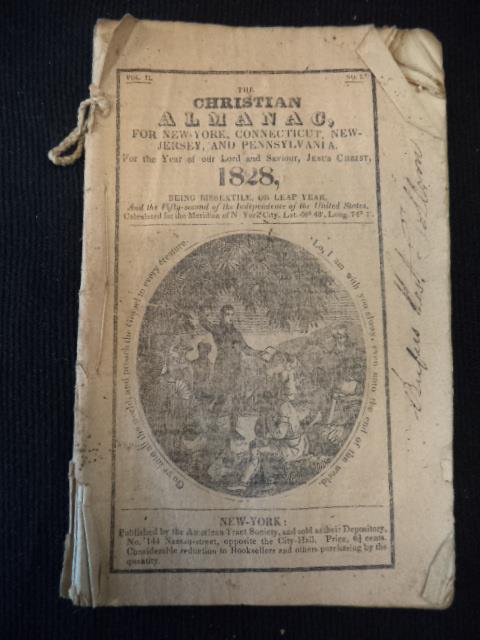 Image for The Christian Almanack, For New York, Connecticut, New Jersey, and Pennsylvania. For The Year of Our Lord 1828 [Vol. II No. 1]