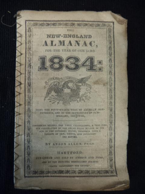 Image for The New England Almanac, For The year of Our Lord 1834