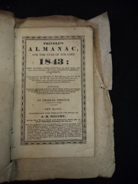 Image for Prindle's Almanac, For The Year of Our Lord 1843