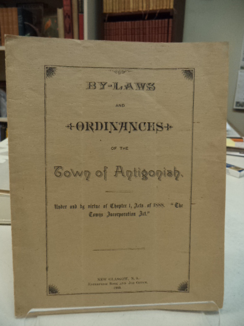 Image for By-Laws and Ordinances of the Town of Antigonish