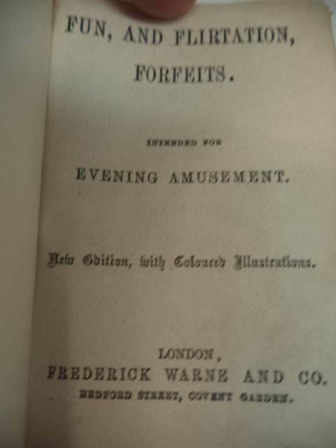 Image for Fun, And Flirtation, Forfeits : intended for evening amusement