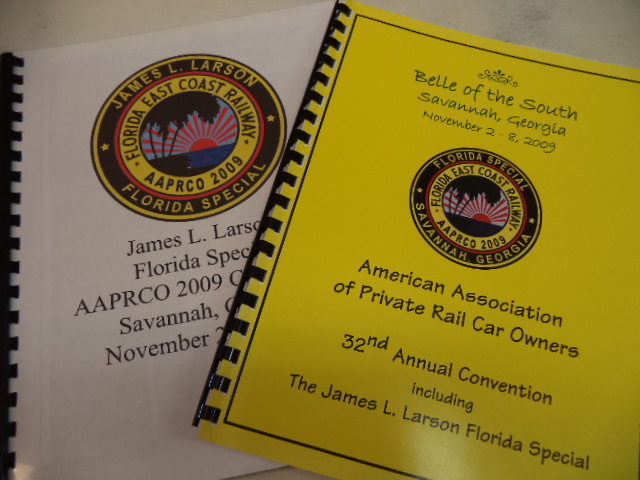 Image for AAPRCO 2009 James L. Larson Florida Special. Route Guide / Trip Book and Convention Program.