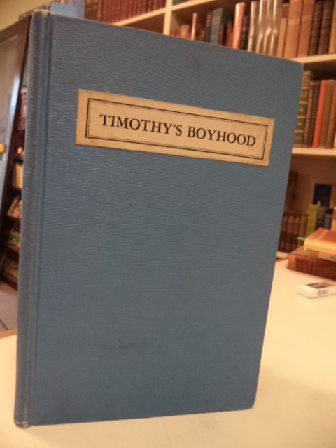 Image for Timothy's Boyhood or Pioneer Country Life on Prince Edward Island
