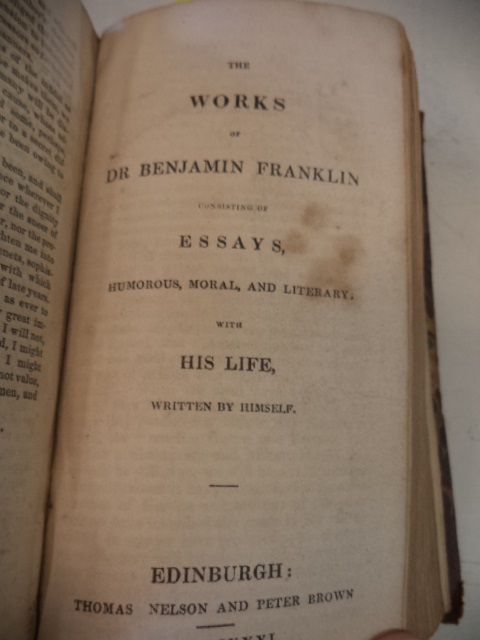 Good High School Essay Topics Bound With The Works Of Dr Benjamin Franklin Consisting Of Essays Humorous Moral And Literary English Narrative Essay Topics also Search Essays In English An Essay On The Nature And Immutability Of Truth In Opposition To Sophistry And Scepticism Bound With The Works Of Dr Benjamin Franklin Consisting Important Of English Language Essay