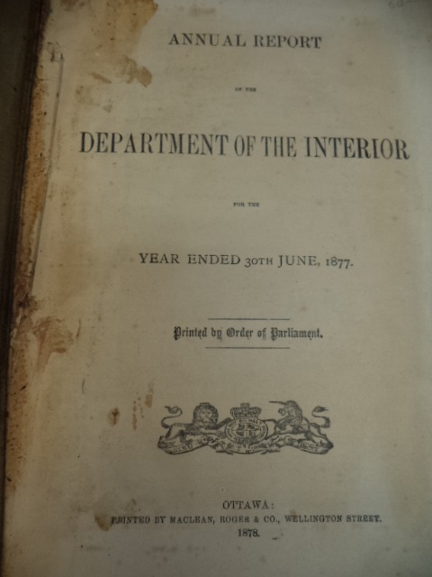 Image for Annual Report of the Department of the Interior for the Year Ended 30th June, 1877