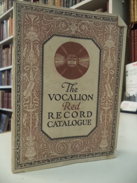 Image for Vocalion Records. Catalogue for 1922