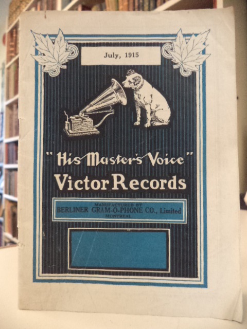 Image for Victor Records for July 1915