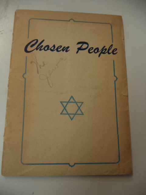 Image for Chosen People : Dedicated to the promotion of Biblical knowledge in the spirit of tolerance and good will