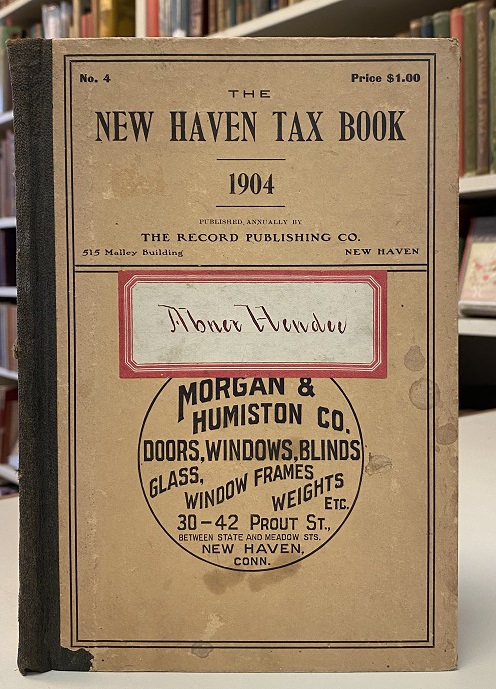 Image for The New Haven Tax Book. 1904