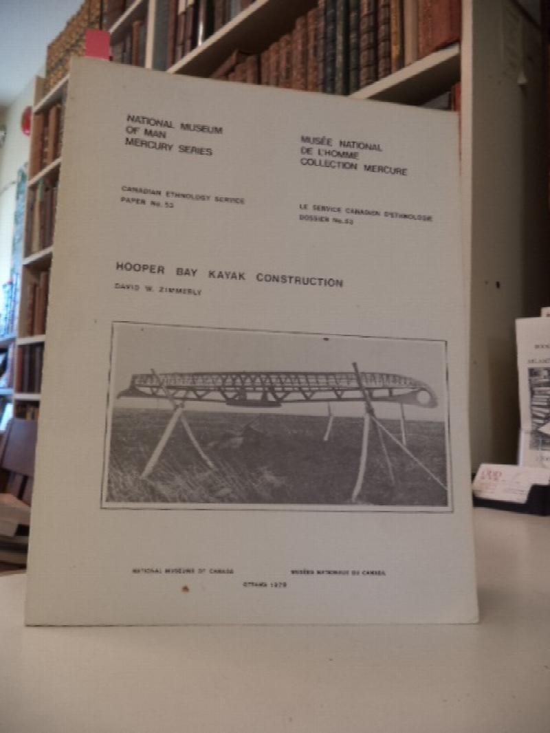 Image for Hooper Bay Kayak Construction [Canadian Ethnology Service Paper No. 53]