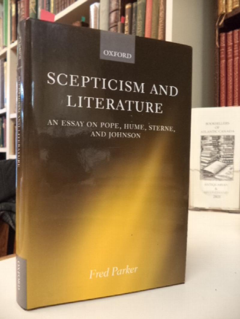 Image for Scepticism and Literature: An Essay on Pope, Hume, Sterne, and Johnson