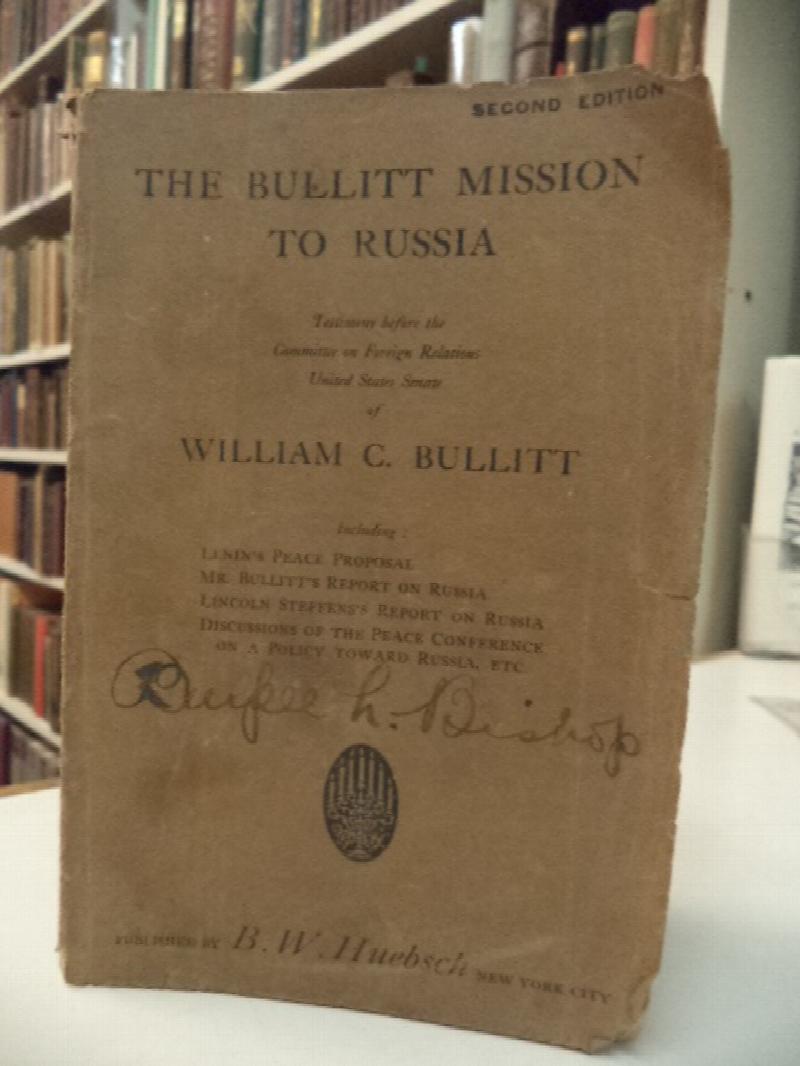Image for The Bullitt Mission To Russia